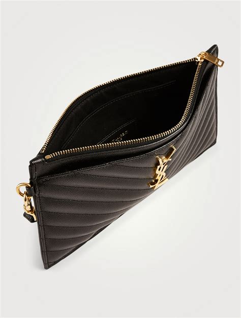 ysl black white clutch|ysl clutch nordstrom.